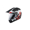 Obrázek z iXS HX 207 GLOBE -  off-road / on-road moto helma s integrovaným hledím a sluneční clonou 